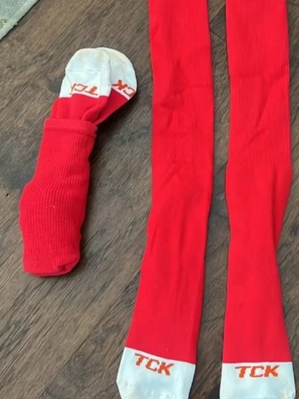 TCK Men's Athletic Socks - Red